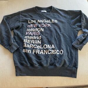 Anine Bing cities sweatshirt